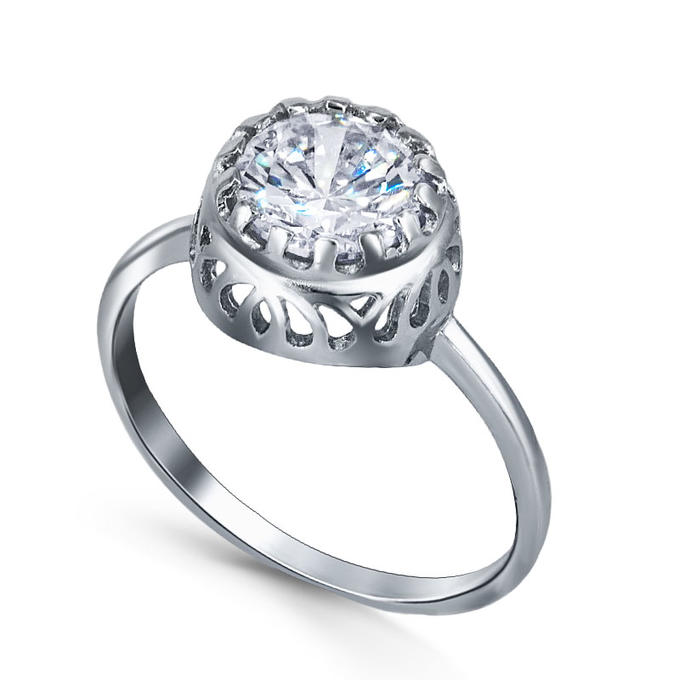 Серебряное кольцо, 21SET14280-113