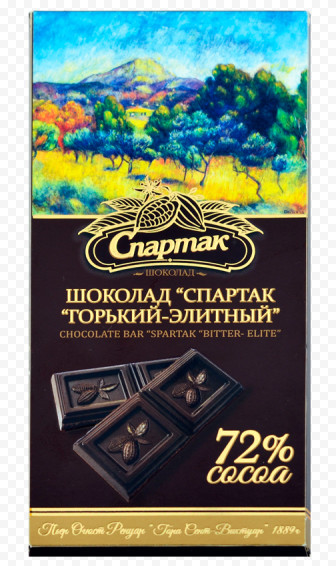 Горький шоколад 72% 90г