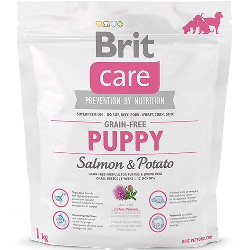 Brit Care Puppy Salmon&amp;Potato д/щен всех пород Лосось/Картофель 12кг