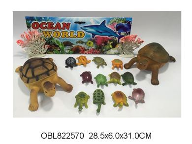 632-3 набор животных, (черепахи) в пакете 225704
