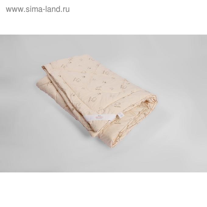Одеяло Миродель всесезонное, овечья шерсть, 145*205 ± 5 см, тик, 200 г/м2