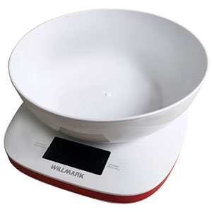 Весы кухонные Willmark WKS-1866B (белые)