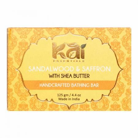 KAI ESSENTIALS Sandalwood &amp; Saffron Мыло Сандал и Шафран Премиум с маслом ши 125г