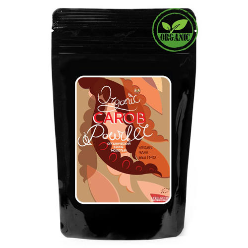 Кэроб (молотый) Carob powder organic organic Ufeelgood4fre