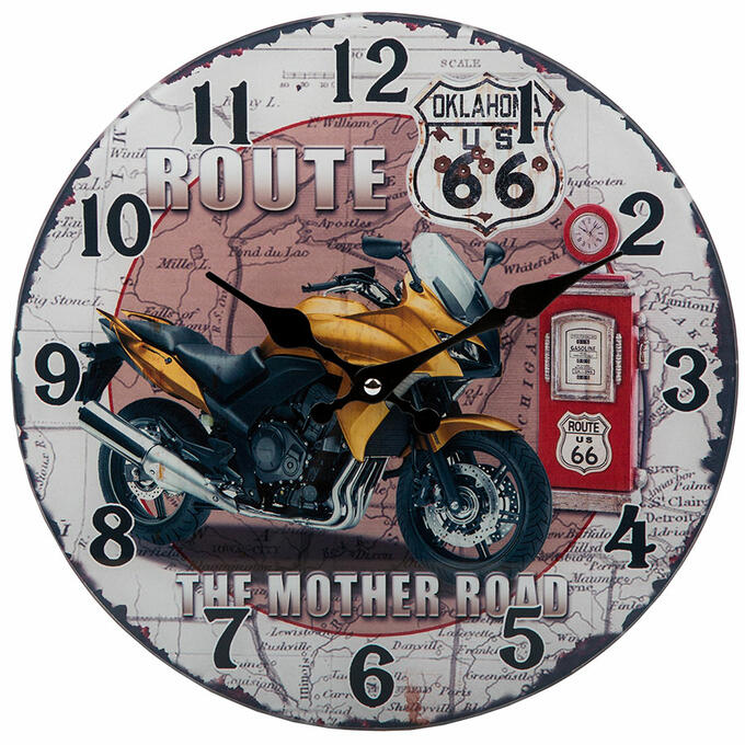 Часы настенные DT-0063 &quot;Мотоцикл&quot;