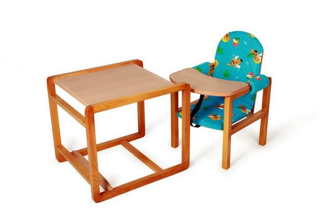Стол-стул для кормления &quot;Бутуз&quot; (голубой, СТД 0203)