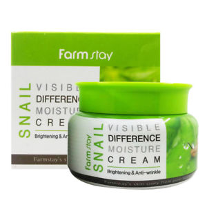 Farm Stay Увлажняющий крем для лица со слизью улитки Snail Visible Difference Moisture Cream, 100 гр