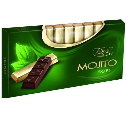 &quot;Тёмный шоколад с начинкой Мохито &quot;&quot;Baron&quot;&quot;,