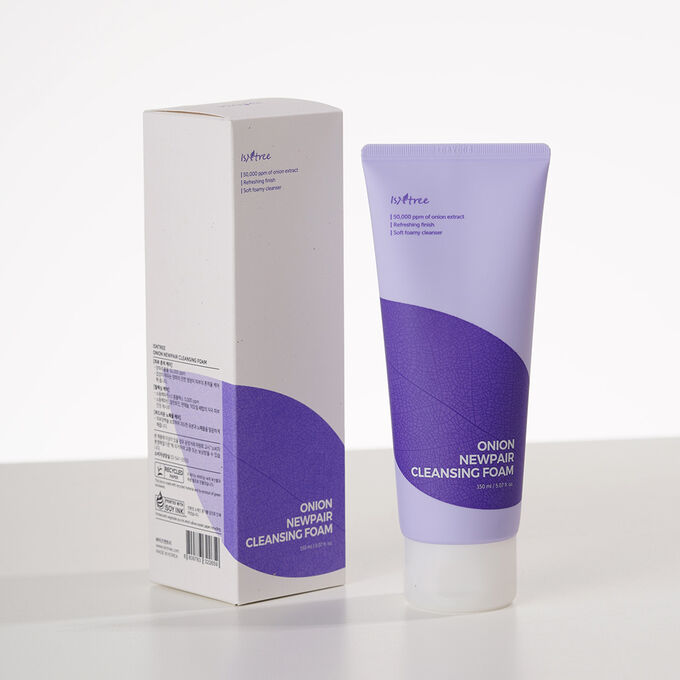 Очищающая пенка для проблемной кожи с красным луком IsNtree Onion Newpair Cleansing Foam, 150 мл
