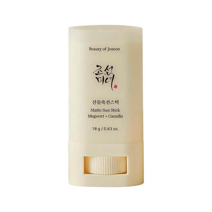 BEAUTY OF JOSEON Матирующий солнцезащитный стик SPF 50+ PA++++ MATTE SUN STICK: MUGWORT + CAMELIA, 18 г