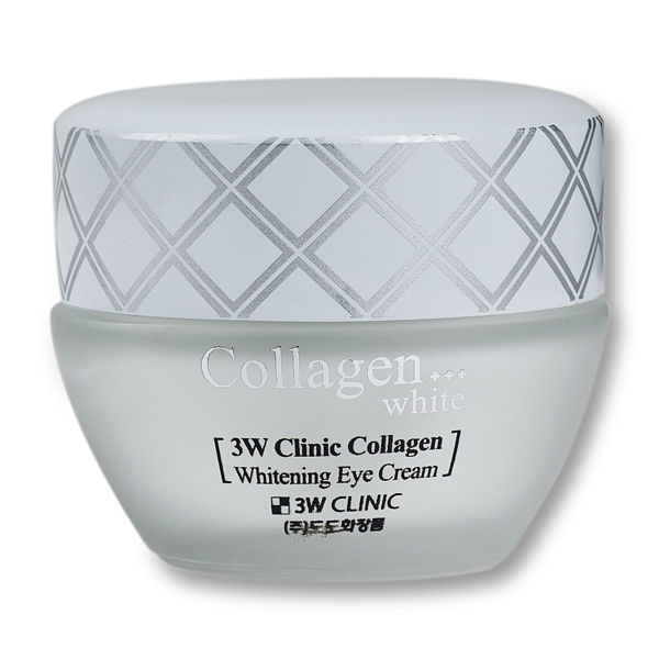 Осветляющий крем с коллагеном для кожи вокруг глаз 3W Clinic Collagen Whitening Eye Cream