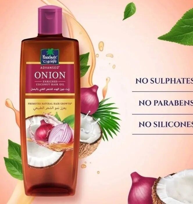 PARACHUTE ADVANSED Coconut oil for hair Onion Кокосовое масло для волос с луком 200мл