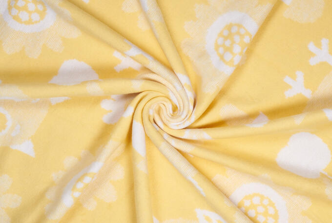 Одеяло байковое Sweet Baby Nuvola, 100х140 (желтый)