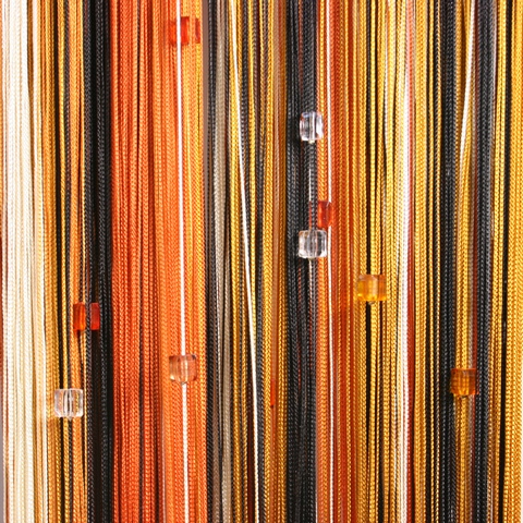 Кисея нитяные шторы Радуга с кубиками облегченная col 109
