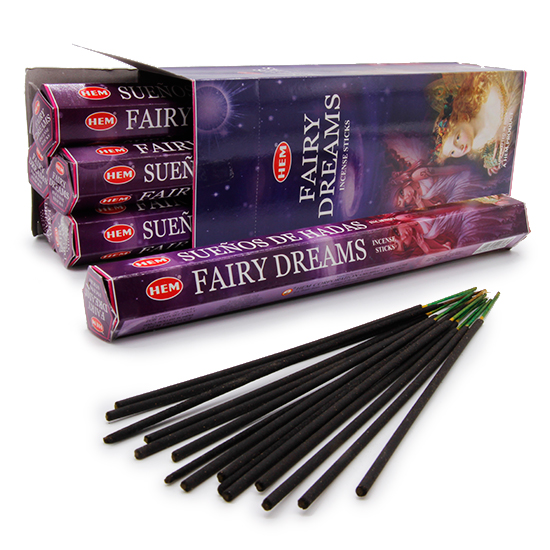 Благовония HEM 186FD FAIRY DREAMS сказочные сны Мята Ваниль Афродезия  уп 6 шт