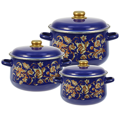 Наборы кастрюль эмалированные на озон. Набор кастрюль стальэмаль. Набор кастрюль эмаль кантри 2-3071/6 6 пр. Кастрюля 3л луговые цветы. Набор драгоценный посуда леомакс.