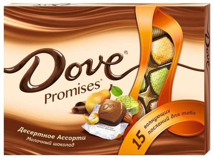 Шоколадные конфеты Dove Promises Десертное Ассорти 118г