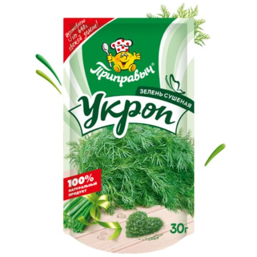 Приправыч Укроп, зелень сушёная (30гр)