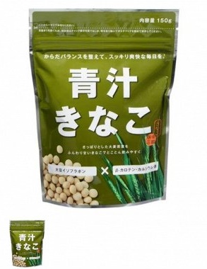 Японский аодзиру с соевой пудрой со вкусом зелёного чая матча Kinako KOUTA SHOUTEN