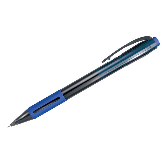 Ручка шариковая автоматическая Berlingo &quot;SI-400&quot; синяя, 0,7мм, грип