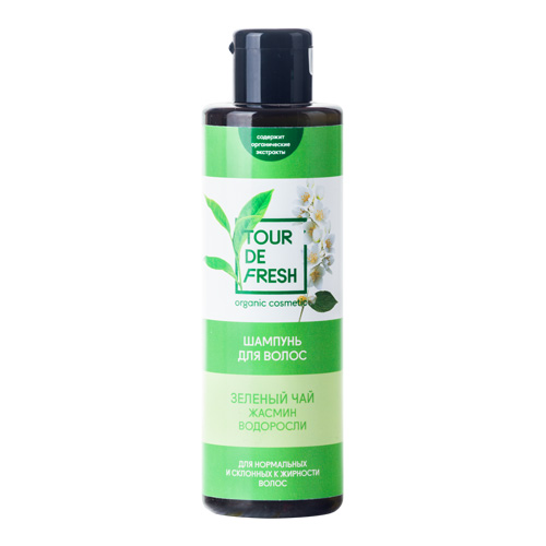 Шампунь для волос «Зеленый чай -жасмин - водоросли» 200 мл