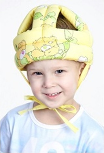 Противоударная шапка-шлем для детей №1