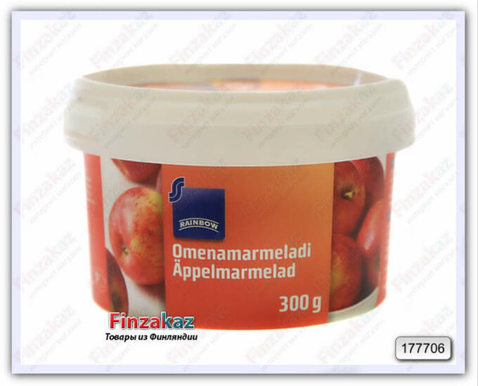 Яблочный джем Rainbow Omenamarmeladi 300 гр