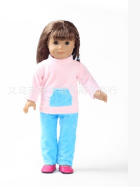 Комплект одежды для куклы ~ 45 см:водолазка+штаны