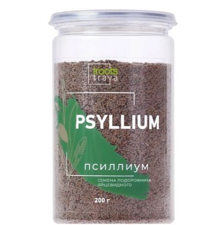 Русские корни Семена псиллиума. Пребиотик, для здоровья ЖКТ, 200 г