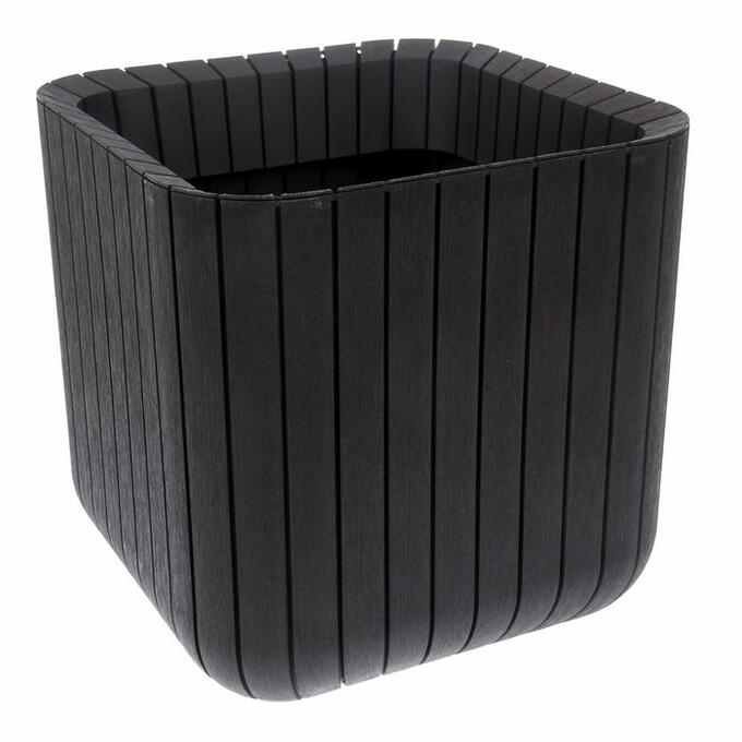 Кашпо Wood Planter M куб