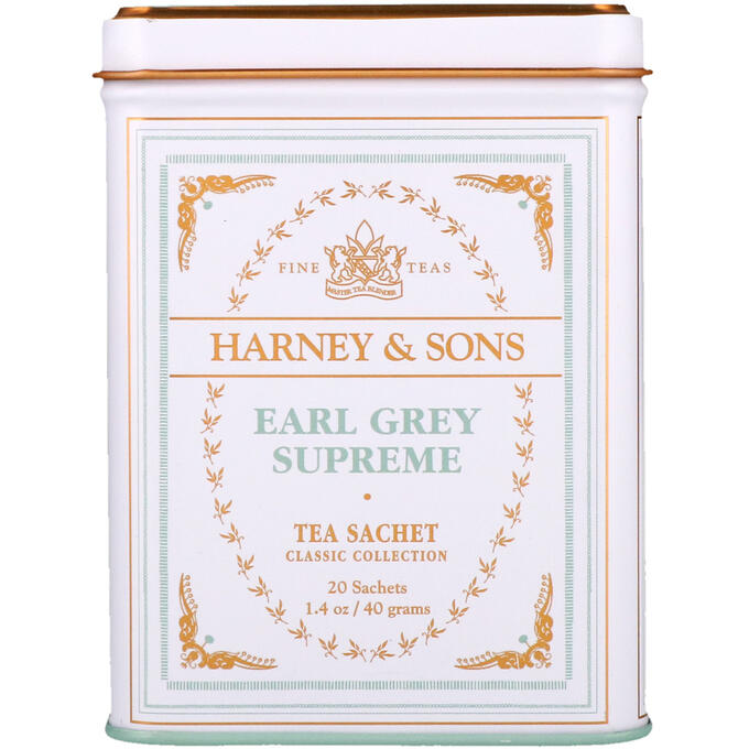 Harney &amp; Sons, Earl Grey Supreme, 20 саше, 40 г