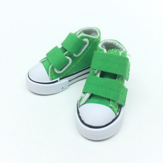 Обувь для кукол кеды, кроссовки ­зеленые, 7,5 см