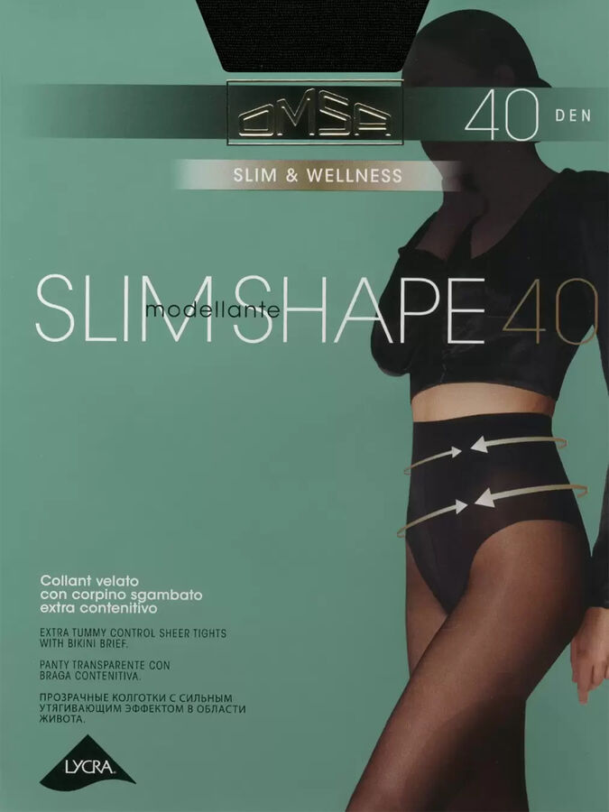 omsa Колготки Slim Shape 40  с сильным корректирующим эффектом в области живота.