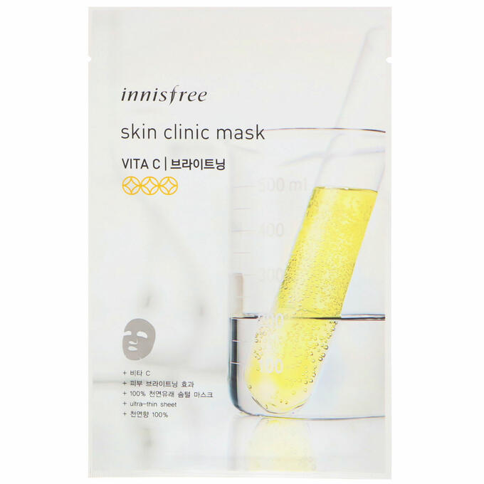 Innisfree, Лечебная маска для кожи, с витамином C, 1 шт.