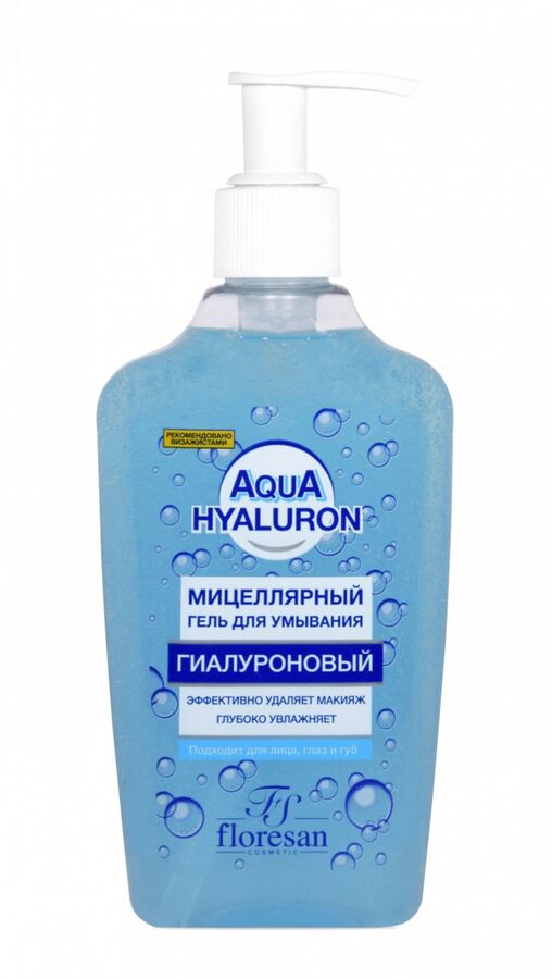 Floresan ФЛОРЕСАН Ф-216 Aqua Hyaluron Гель для умывания мицеллярный 250 мл
