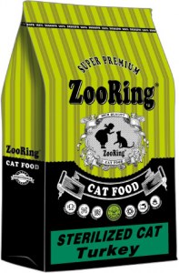 ZR STERILIZED CAT Turkey 10кг. суперпремиум для стерилизованных кошек и кастр. котов.
