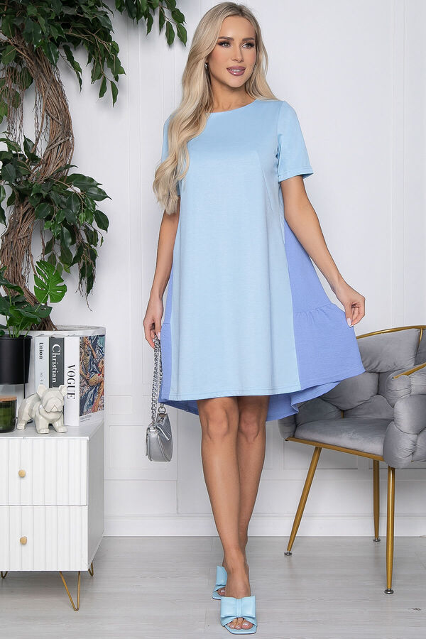 LT Collection Платье Леди Элегант (голубое) П10633