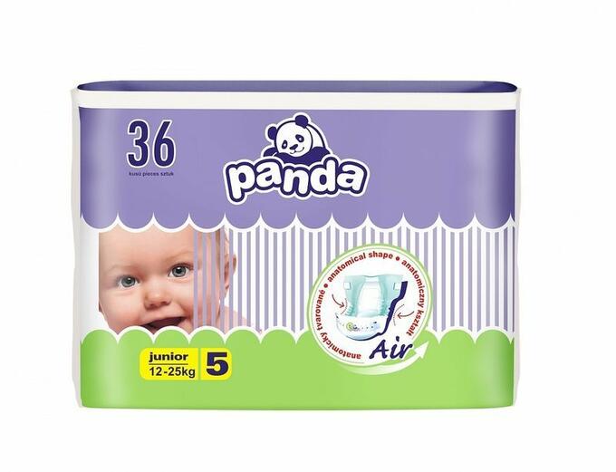 ПОДГУЗНИКИ ДЕТСКИЕ PANDA JUNIOR (12-25), 36 ШТ