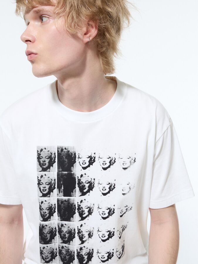 UNIQLO Футболка унисекс,белый