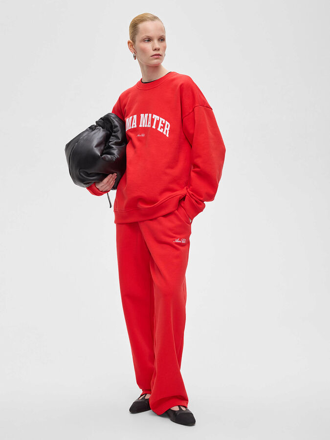 Aim Clothing Брюки спортивные прямого кроя 0099, красный