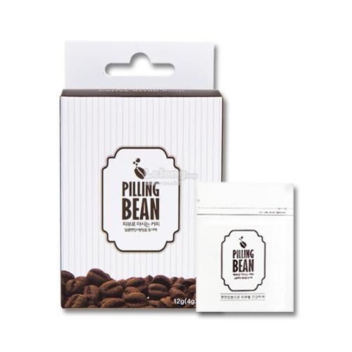 KR/Pilling Bean Скраб-мыло в мини коробке Coffee Scrub Soap mini box, 12гр.(4гр.*3 упаковки)