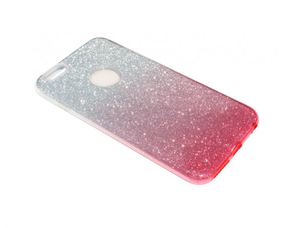 Чехол iPhone 6/6S Plus Shine серебро розовый