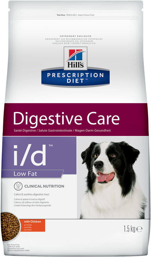Hill&#039;s PD Canine i/d Low Fat д/соб Проблемное пищеварение н/калор 1,5кг (1/6)