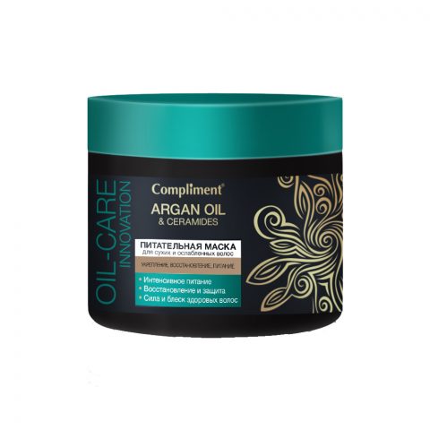 Compliment ARGAN OIL &amp; CERAMIDES Питательная маска для сухих и ослабленных волос /300