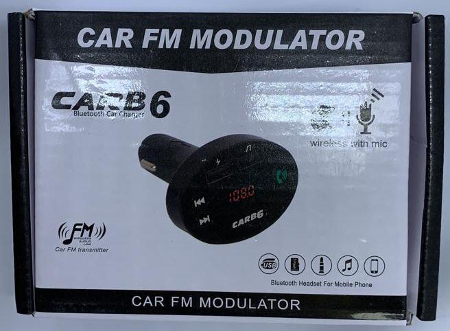 FM модулятор Bluetooth CARB6