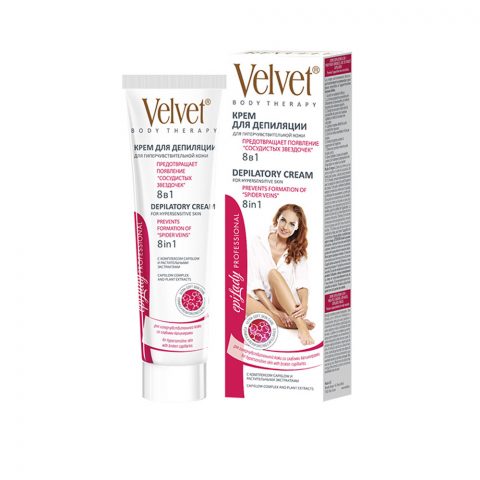 Velvet Крем д/депиляции 8 в 1 для гиперчувств. кожи /125
