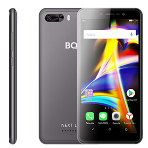 Смартфон BQ 5508L Next LTE, 4G, 8Gb + 1Gb Gray