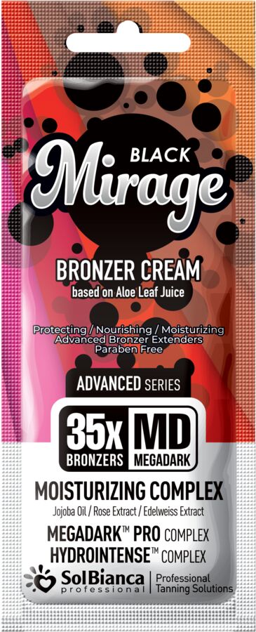 SolBianca Крем-автозагар MIRAGE 35x bronzer с маслом жожоба, экстрактами розы и эдельвейса, 15 мл