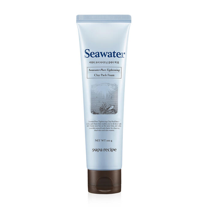 Seawater Pore Tightening Clay Pack Foam - Сокращающая поры маска-пенка с минералами морской воды и растительными экстрактами