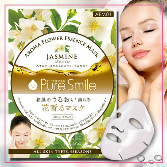 &quot;Pure Smile&quot; &quot;Aroma Flower&quot; Смягчающая маска для лица с маслом жасмина